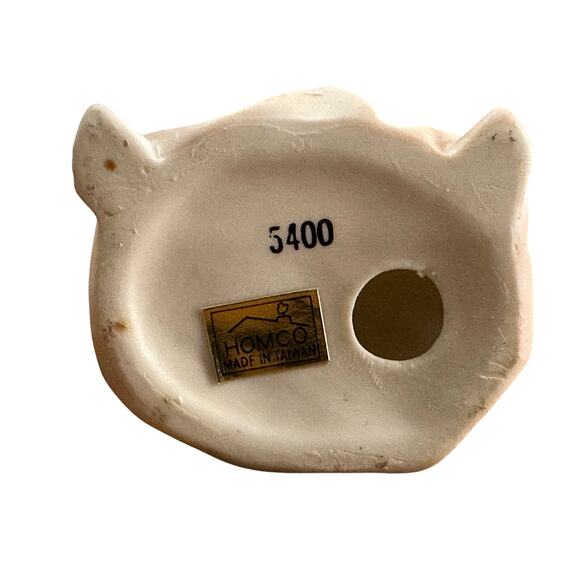 Homco 5400 Holiday Christmas Trio of Porcelain 'Heavenly Band/Musical Angels' - Picture 7 of 7